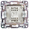 Выключатель 1-клавишный с индикацией 10А IEK SKANDY SK-V07Bl черный SK-V10-1-10-K02